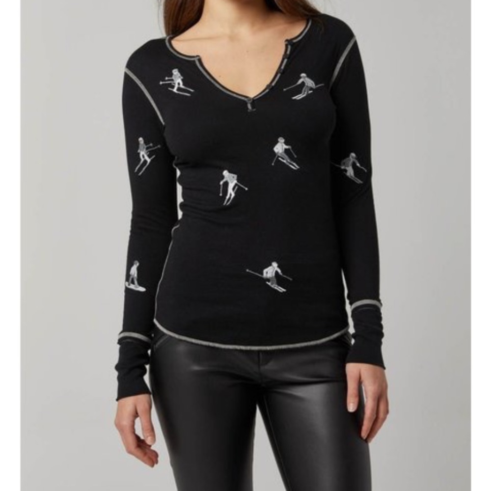 Alp-n-rock SLOPE HENLEY Long Sleeve Top